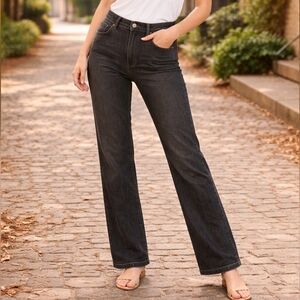 Levi's Women's Straight Leg Jeans - Charcoal Gray